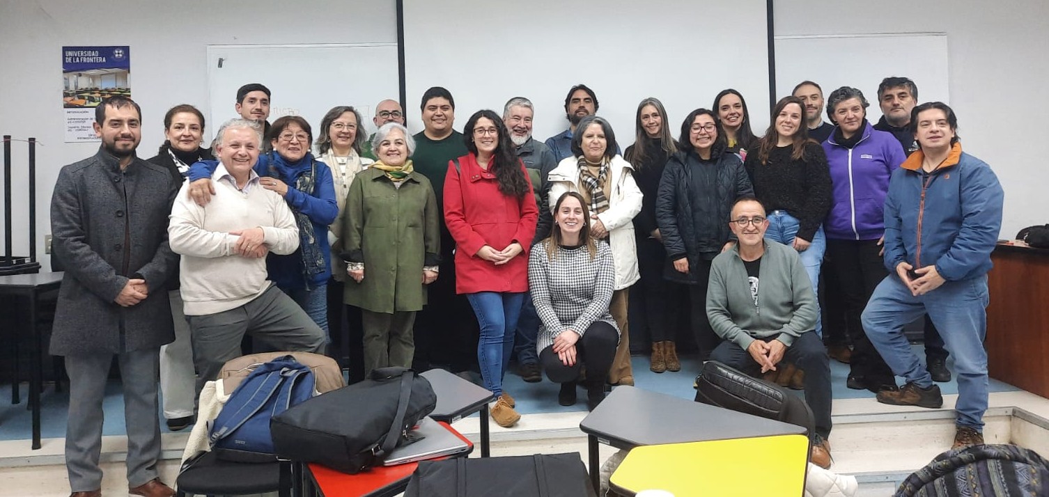 Participantes de un curso de Capacitasur